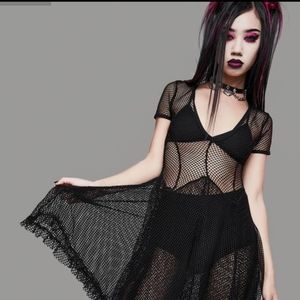 ISO: Widow Fishnet Dress